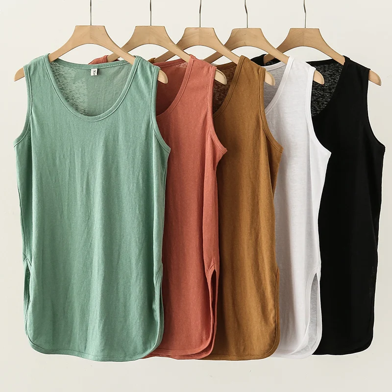 

Женская майка без рукавов, с круглым вырезом, W808