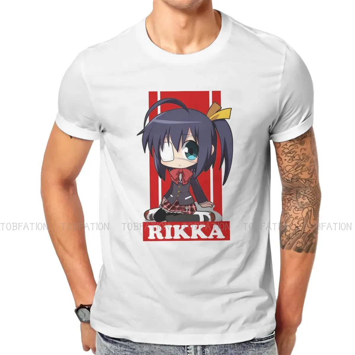 

Chibi Rikka Takanashiv Casual TShirt Chuunibyou Demo Koi Ga Shitai Creative Streetwear Comfortable T Shirt Men Short Sleeve