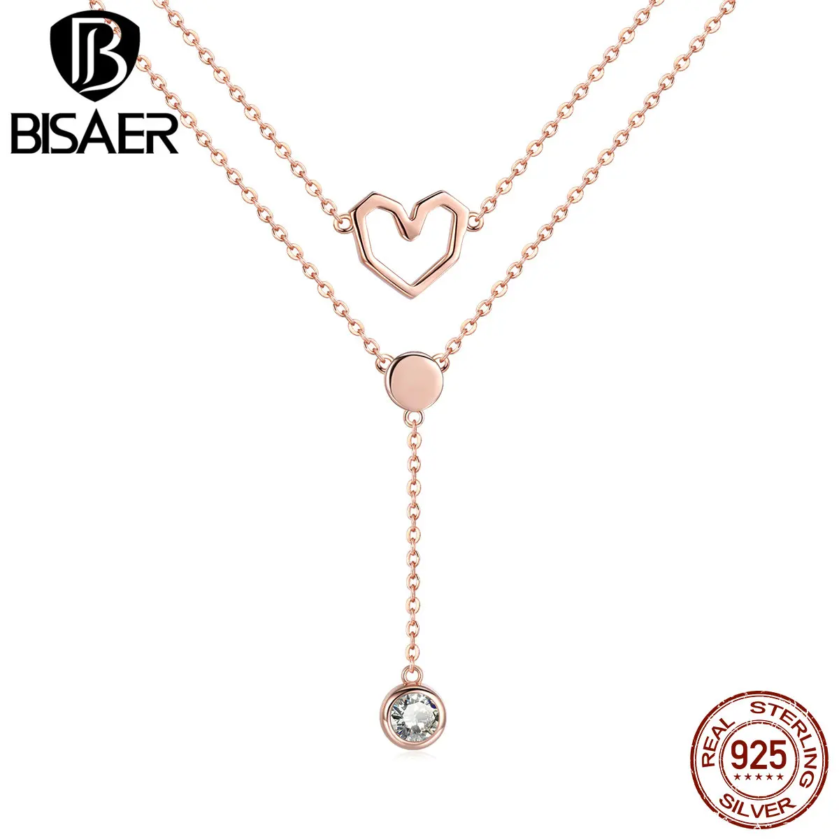 Женское колье из серебра 100% пробы с подвеской в виде земли сердца | Украшения и