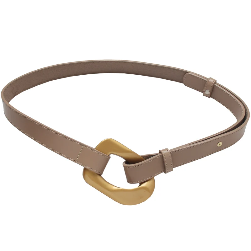 

XITAO Metal Patchwork Cummerbunds Women Hole Tide Fashion New Style Personality Slim Match All Goddess Fan Cummerbunds ZY3973