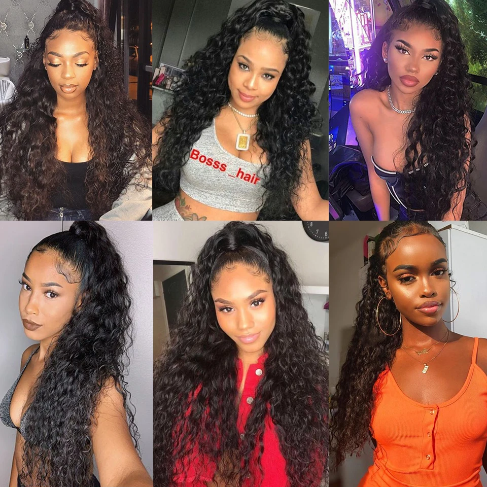 LUPU женский кудрявый накладной хвост на шнурке синтетический парик натуральный