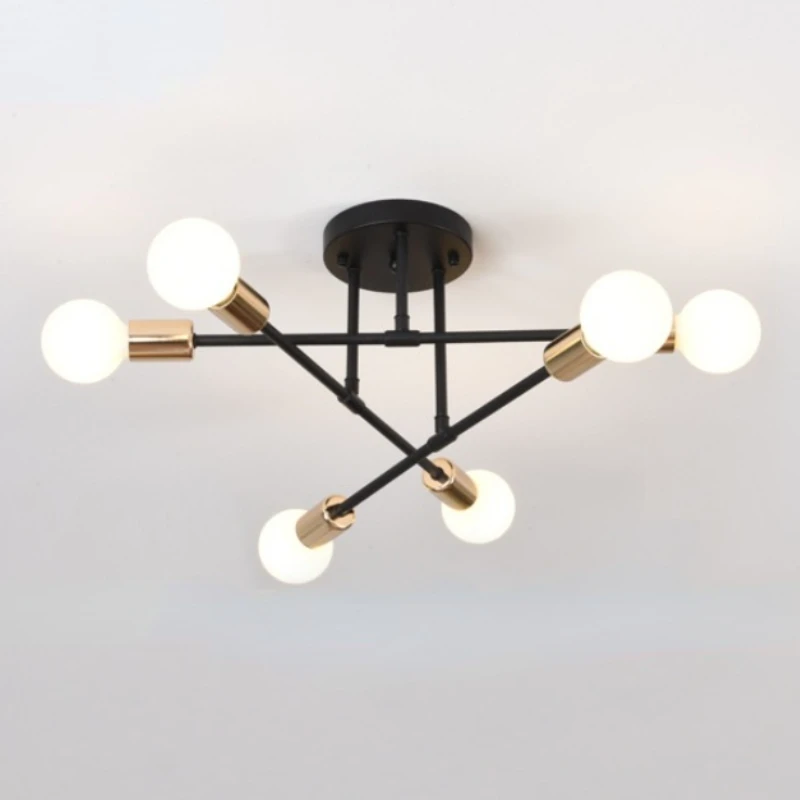 Скандинавские Простые художественные подвесные лампы в форме геометрических