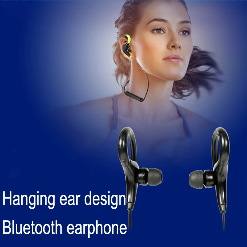 Улучшенная Спортивная Беспроводная Bluetooth гарнитура наушники 3D стерео