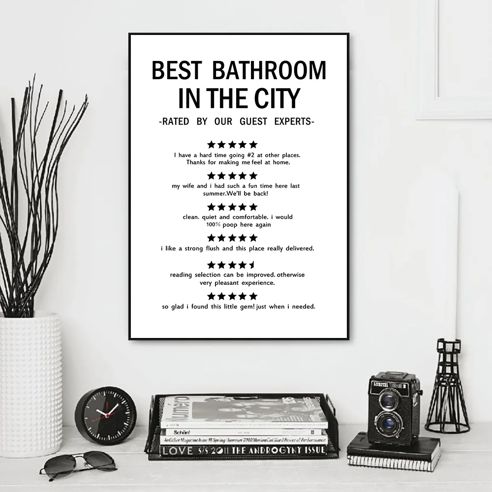 

Nordic Canvas Interesting Bathroom Poster Laundry Canvas Bathroom And Poster Minimalist Wall Art Print Painting PictureHomeDecor