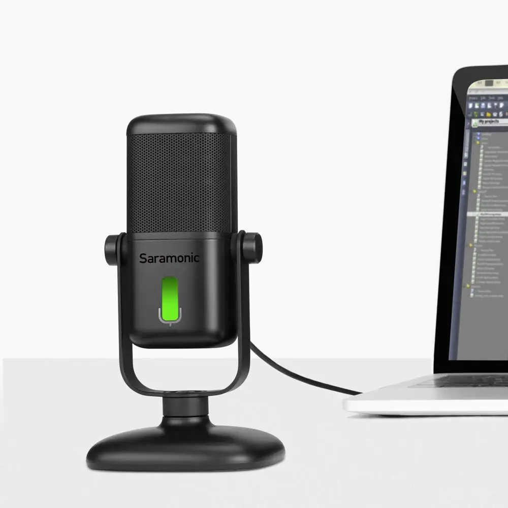 Saramonic SR-MV2000 USB Подкаст студийный кардиоидный микрофон для подкастинг Запись