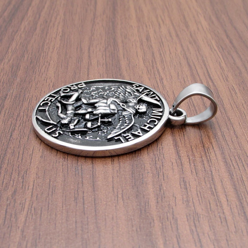 Бесплатная доставка подвеска в стиле панк из нержавеющей стали 316L серебристого