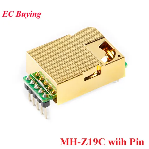 MH-Z19 MH-Z19C ИК-инфракрасный модуль датчика CO2 Датчик углекислого газа NDIR для монитора CO2 400-5000 ppm UART ШИМ-выход MH Z19C