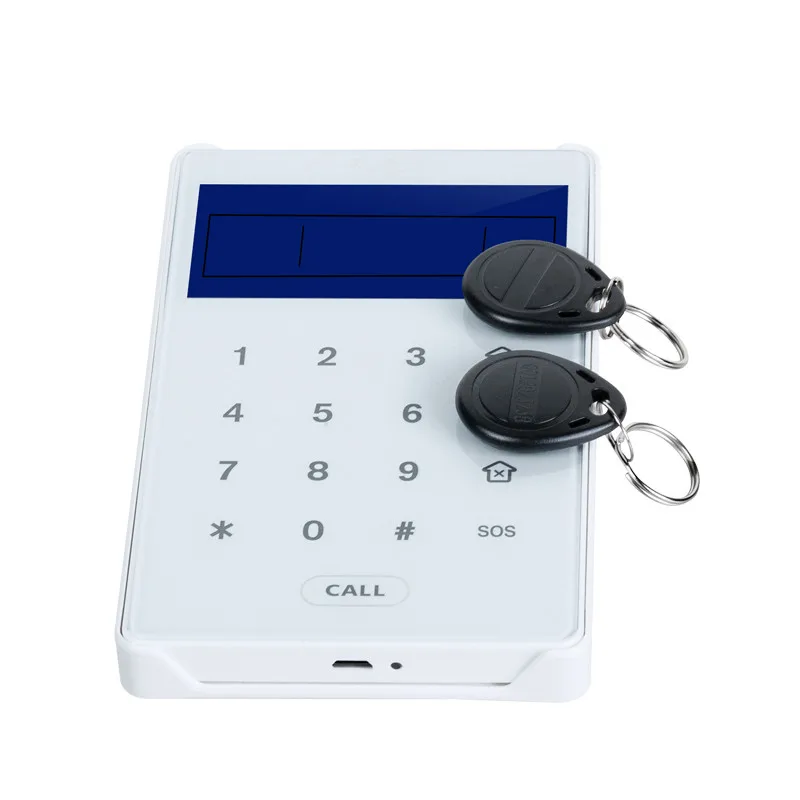 Фокус 433Mhz 868Mhz сенсорный экран Беспроводная RFID Клавиатура демонтаж сигнализации