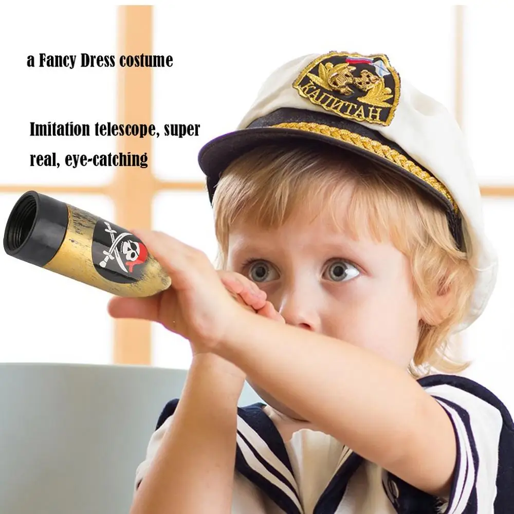 Костюм пирата капитана игрушка морской телескоп вечерние подарки для детей на
