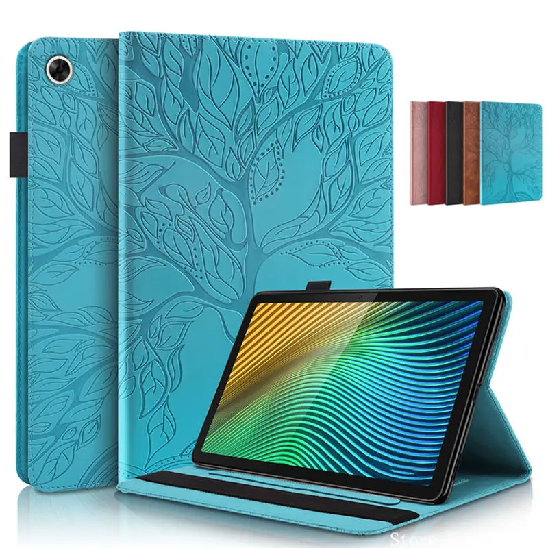 

Case For OPPO Realme Pad 10.4 inches 2021 RMP2102 RMP2103 Case Cover Funda Tablet 3D Tree Embossed Flip Stand Coque