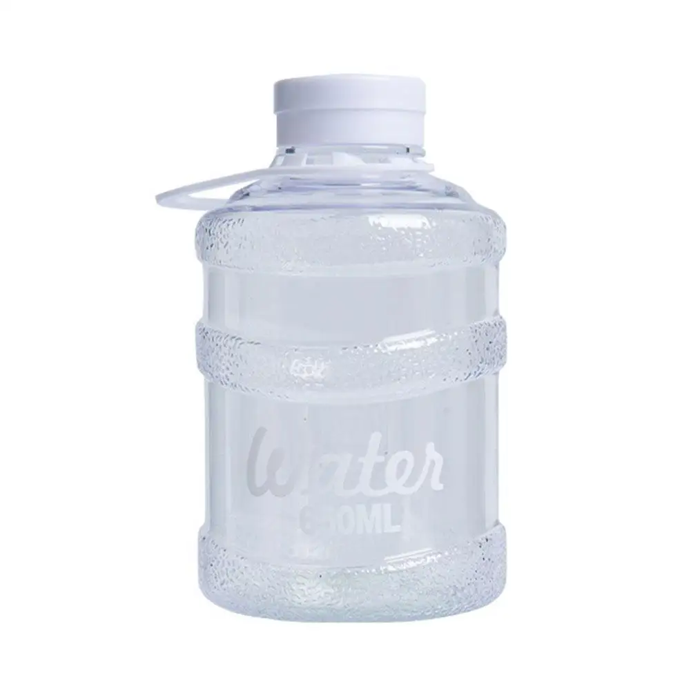 

650Ml Large Capacity Water Bottle Life Outdoor Portable Shaker Fitness Bottles Sport Water Handgrip Protein Kettle L9J1