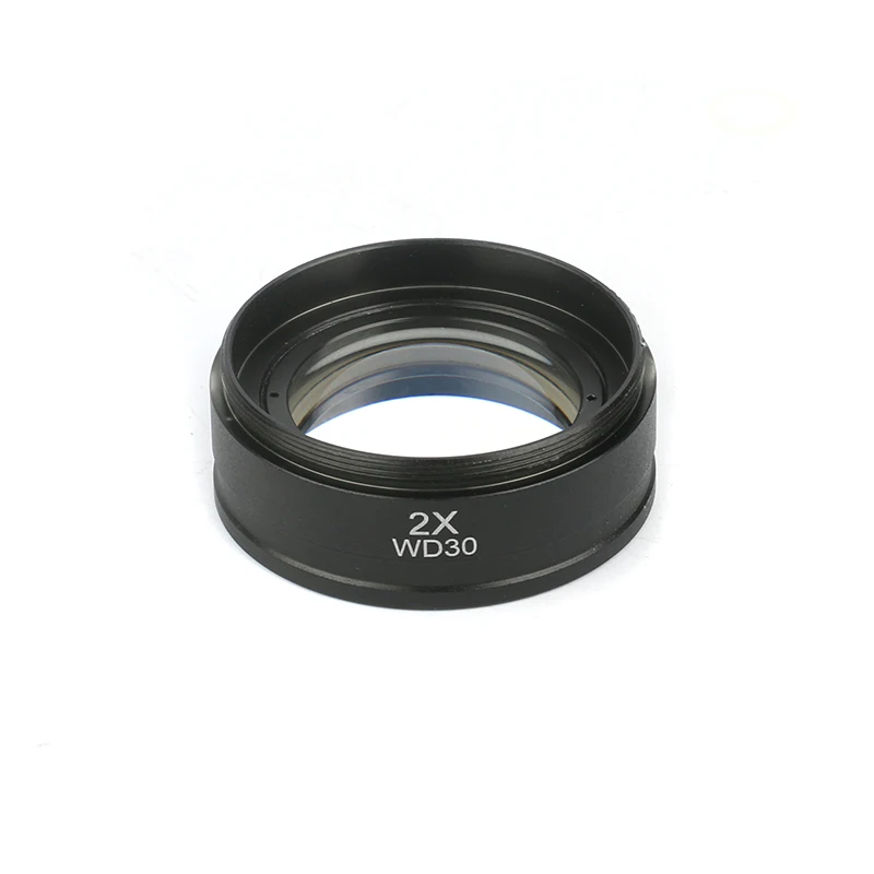 WD30 WD120 WD165 Тринокулярный стереомикроскоп с резьбой Линза Барлоу для ремонта