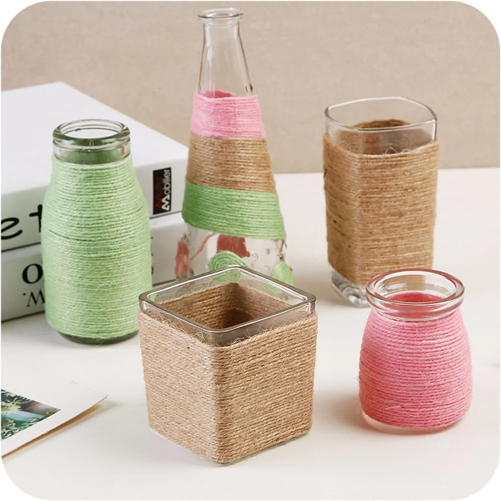 Льняной рулон ручной работы 40 м натуральный коричневый джутовая пеньковая