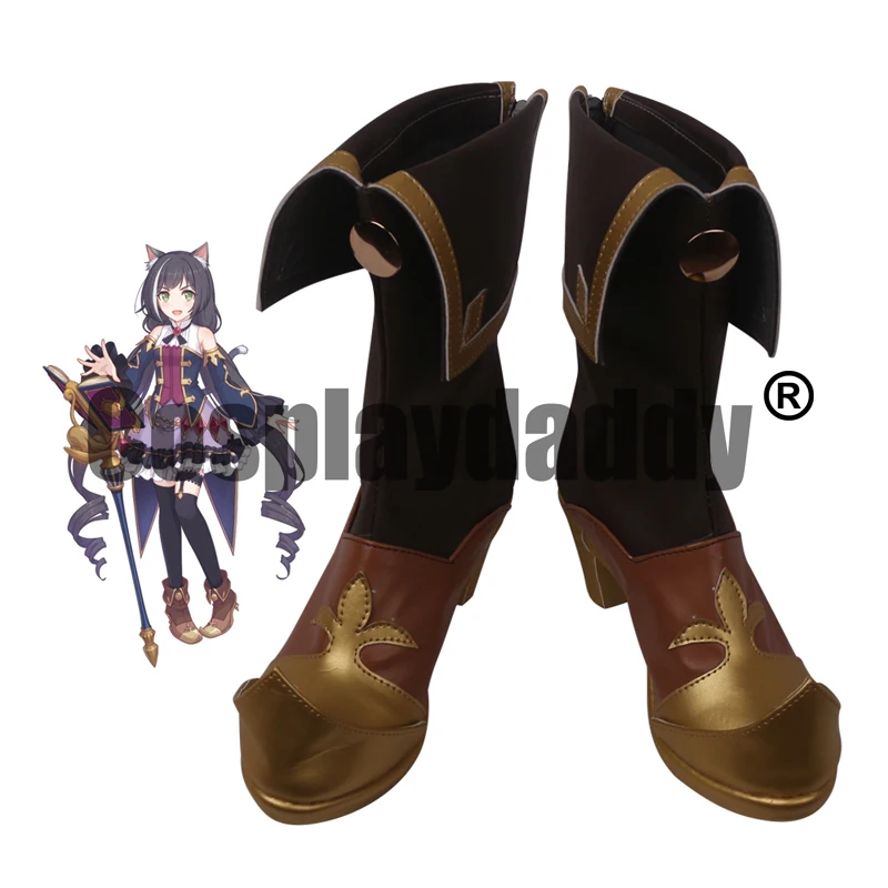 

Princess Connect Re:Dive Priconne Gourmet Edifice Karyl Kyaru Kiruya Momochi Astrum Ver. Anime Game Cosplay Shoes Boots S008