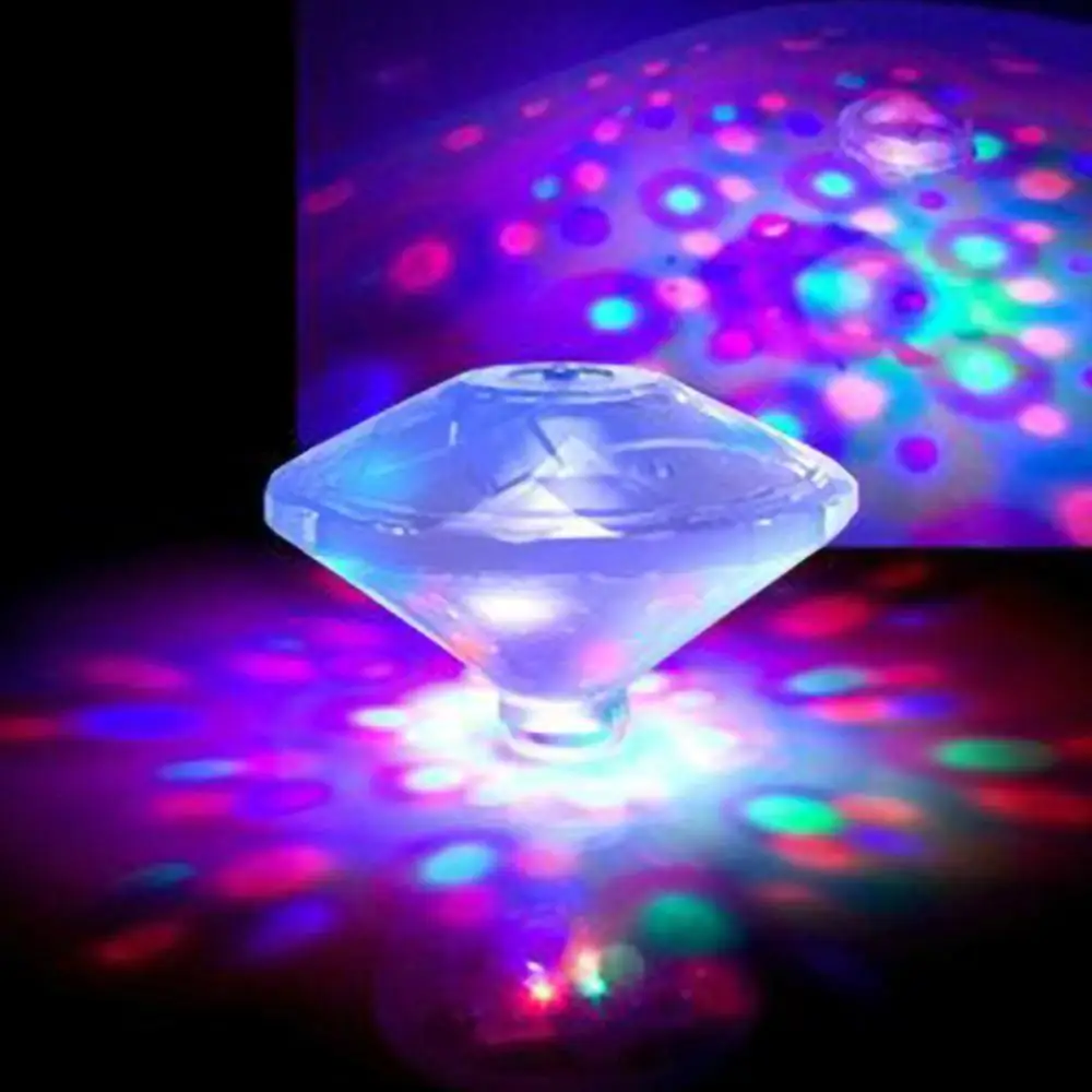 Floating Underwater Light RGB Submersible LED Disco Pool Hot Tub Solar Outdoor Garden Party Disc Decoration CSV | Лампы и освещение