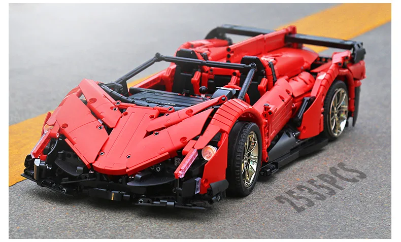 Yeshin 20091 The Technic MOC-10559 Veneno Roadster с функцией двигателя приложение RC автомобильный набор строительных блоков Кирпичи детская машинка Модель игрушки