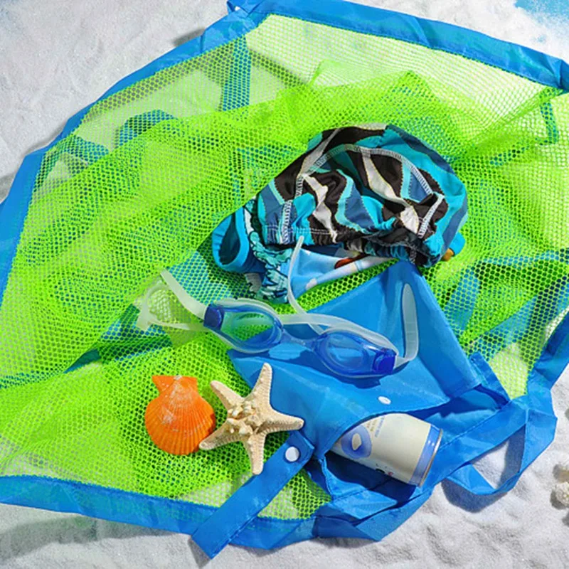 

Beach Bag Mesh Stay Away From Sand Durable Indoor Outdoor Portable Hand Bag Swimming Sport Toys Storage for Children