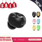 F911 портативные мини Беспроводные стерео Bluetooth-совместимые наушники-вкладыши наушники гарнитура с микрофоном для IPhone Xiaomi Android