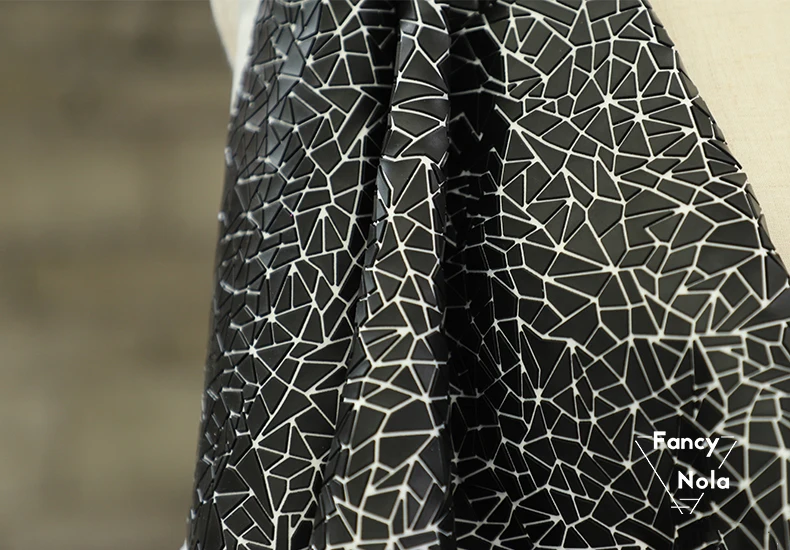 Оригинальные осколки ПВХ 3D стерео дизайнерская ткань специальная Складная