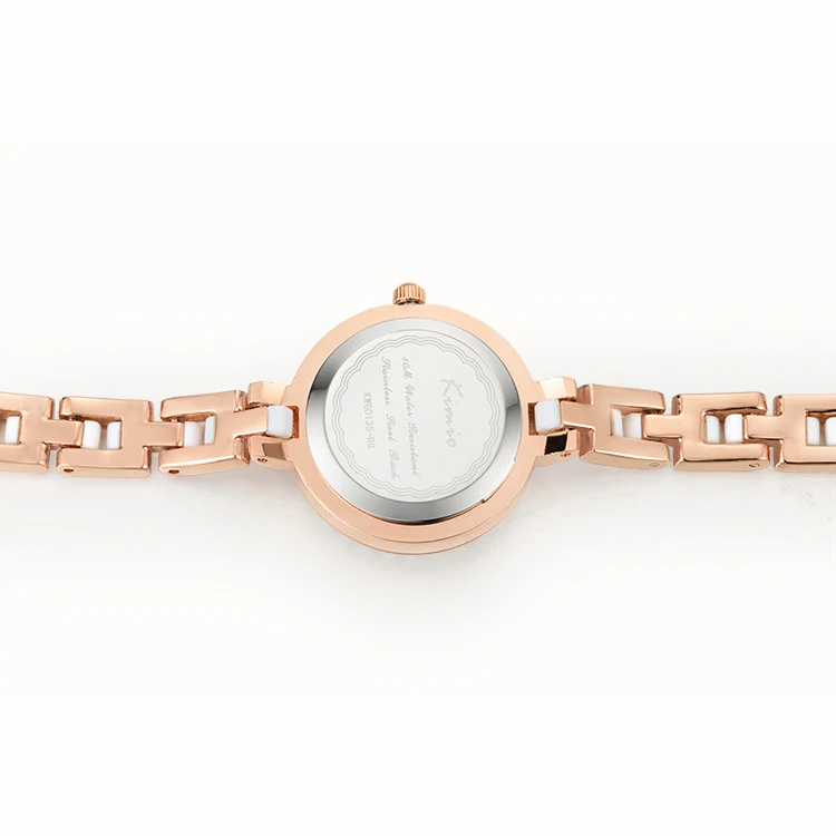 

NO.2 Brand Women Imitation Ceramics Bracelet Quartz Watch Fashion Ladies Crystal Diamond Dial Watch Women's Watches