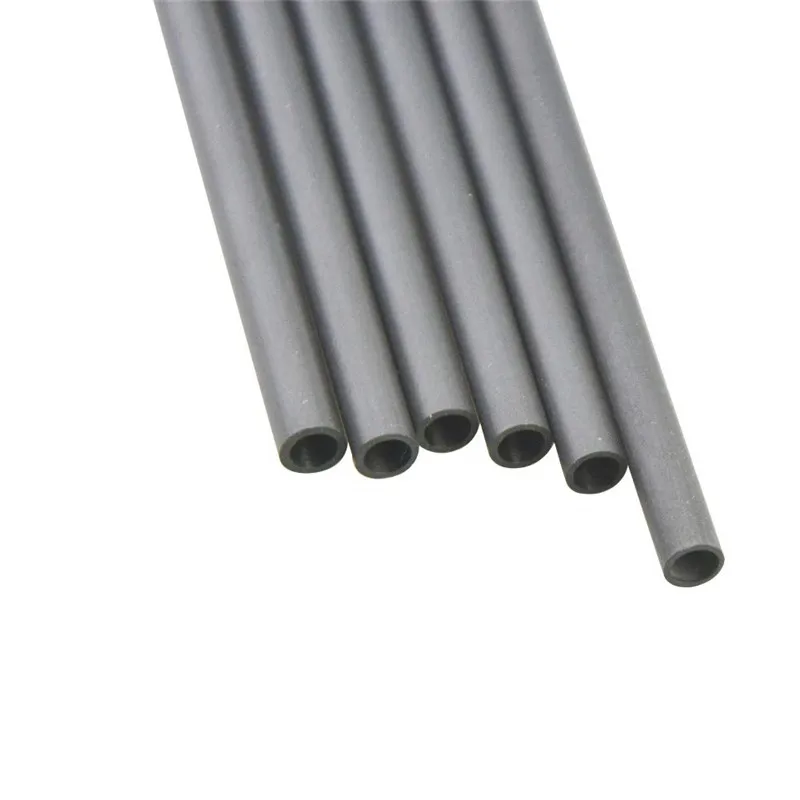 Günstig 12Pc Spine500/600/700/800/900/1000 Bogenschießen Carbon Pfeil Welle Reinem Kohlenstoff Faser ID 4,2 MmBow Und Pfeil Outdoor Jagd Zubehör