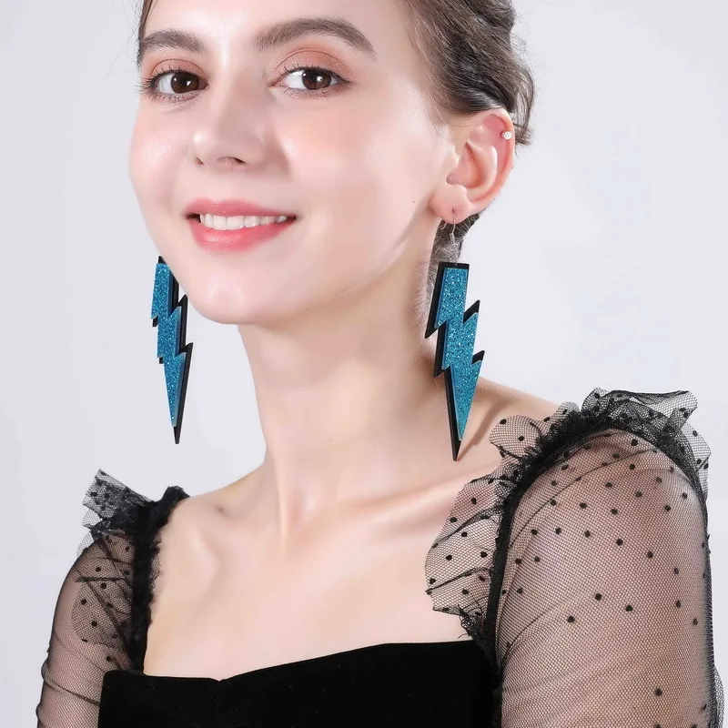 2019 новые серьги для ночного клуба с преувеличенными пендиентами Rayo женщин крутые