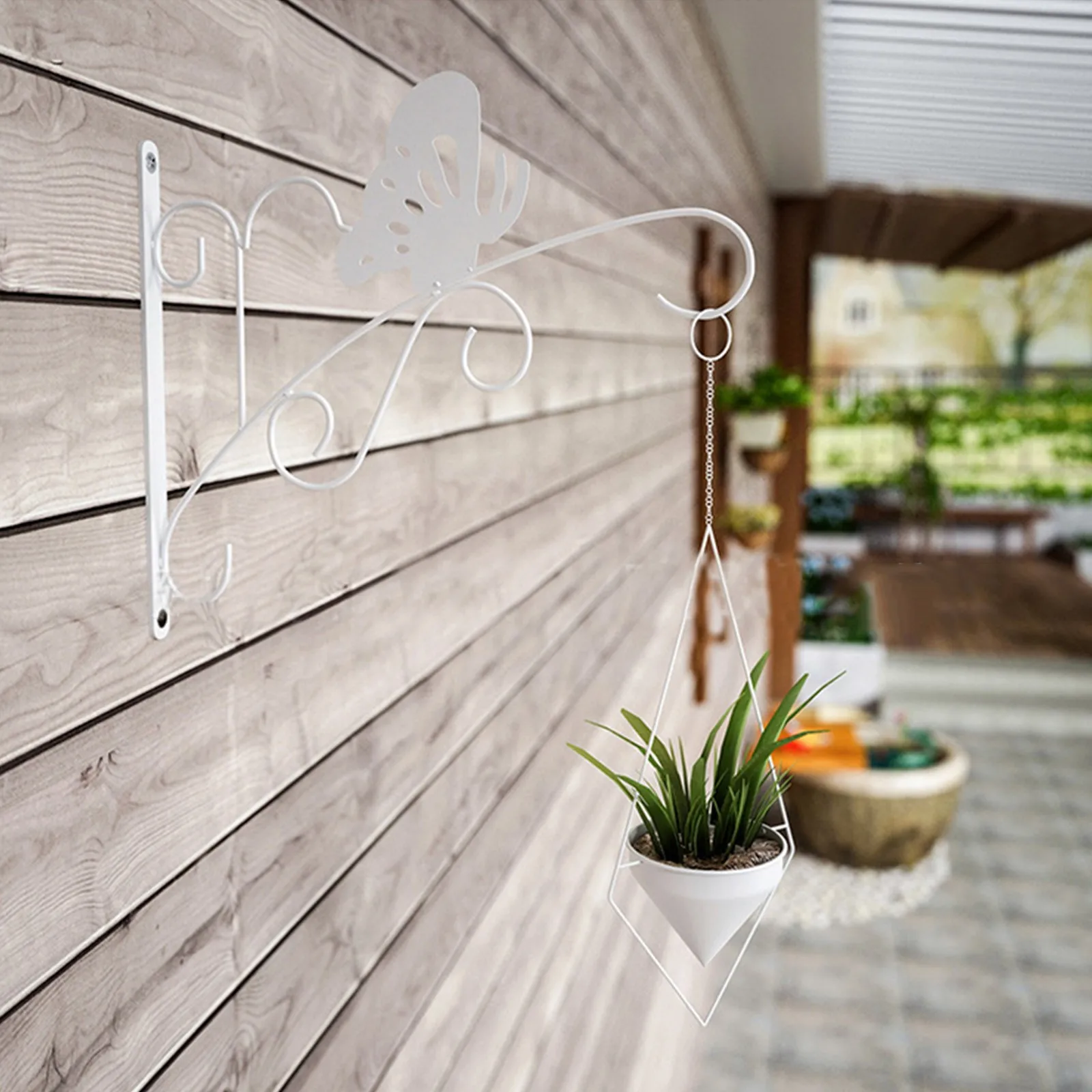 

Simple Design Wall Decoration Rope Rack Premium Wood Swing Hanging Floating Shelves Plant Flower Pot Indoor Outdoor Decoration