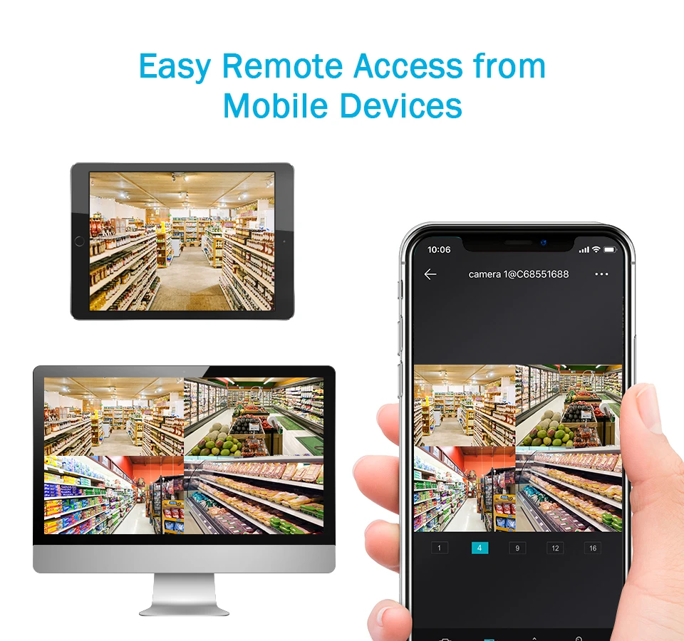 ANNKE 4X Ultra HD 5MP камера TVI CCTV уличная Всепогодная белая охранная система наблюдения EXIR ночное видение оповещение по электронной почте комплект