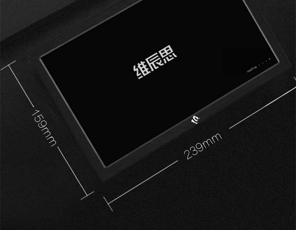 Ультратонкий портативный монитор 10 дюймов 2560*1600 full HD с USB Type-C для расширения