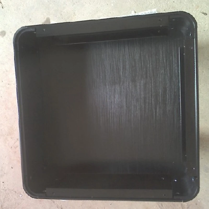 

KYYSLB 2609 268*89*268mm All Aluminum Fillet Amplifier Chassis Box House DIY Enclosure with Feet Screws Amplifier Case Shell