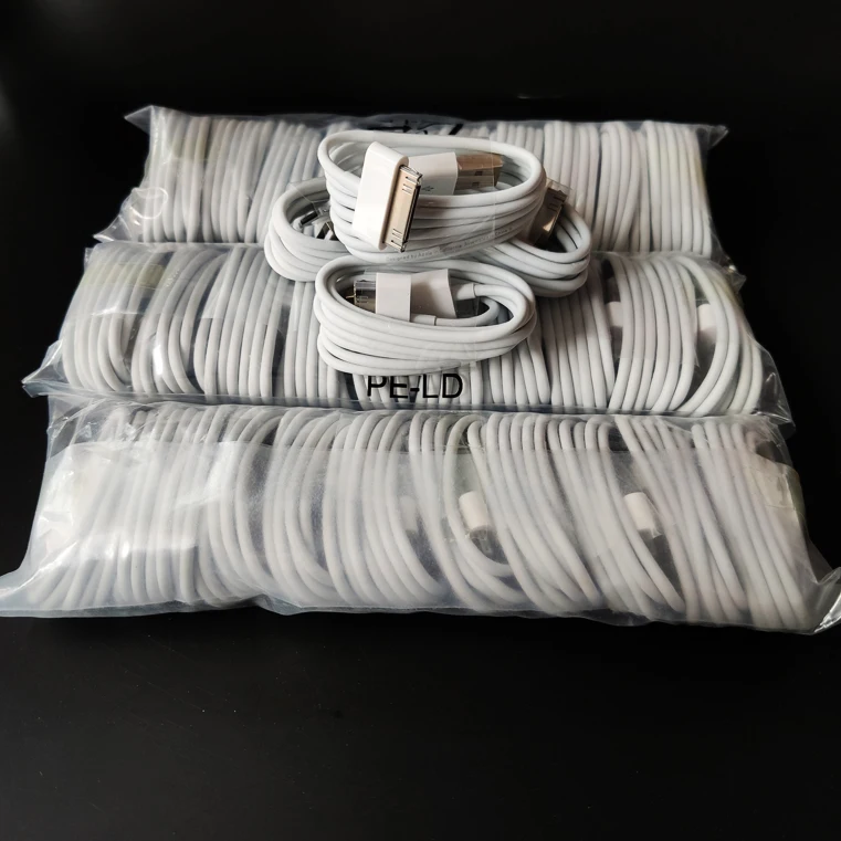 USB кабель для зарядки и передачи данных для iPhone 4 4 S ipod Nano Ipad 2 3 Iphone 4 S 30 Pin шнур Usb кабель для зарядки телефона 10 шт./лот