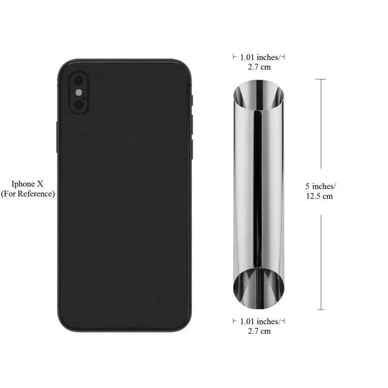 Трубочки для выпечки канноли 5 дюймов большая из нержавеющей стали Cannoli формы