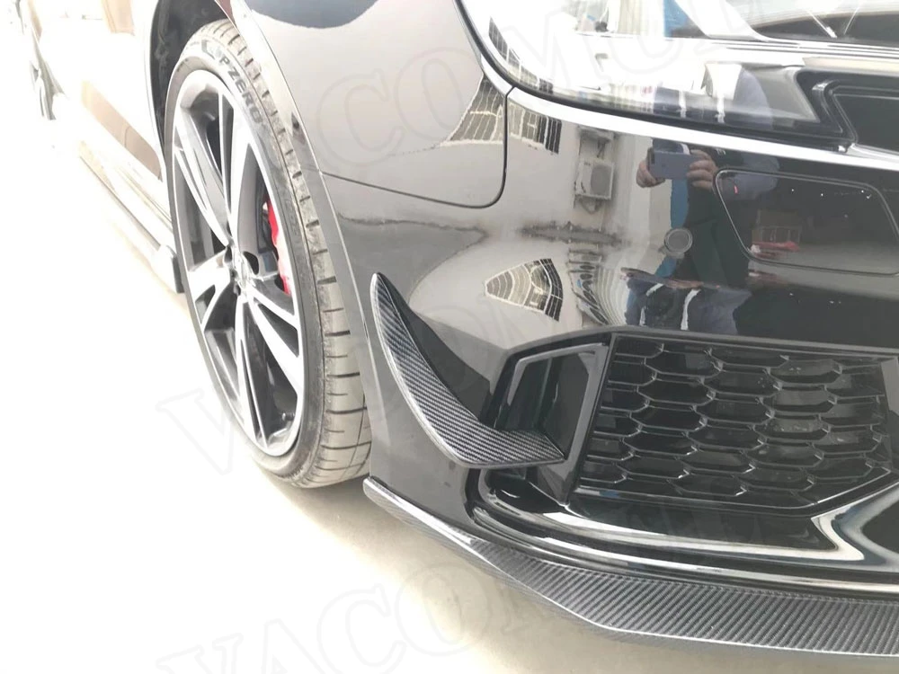 Передние бамперы из углеродного волокна отделка крыльев для Audi A3 RS3 седан