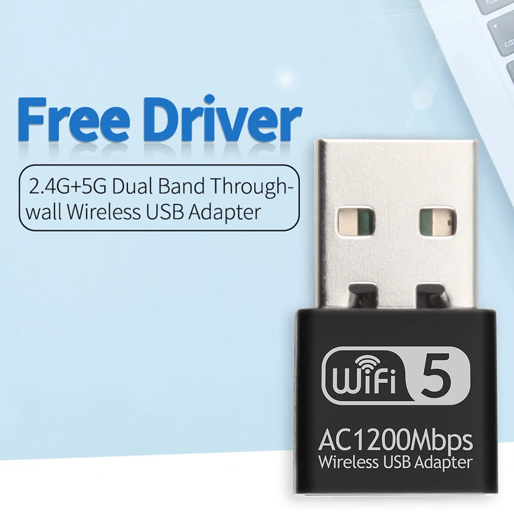 

WD-4609AC адаптер 1200 Мбит/с USB Беспроводной Wi-Fi Dual Band сетевой карты 802.11b/g/n для офиса уход компьютерные принадлежности