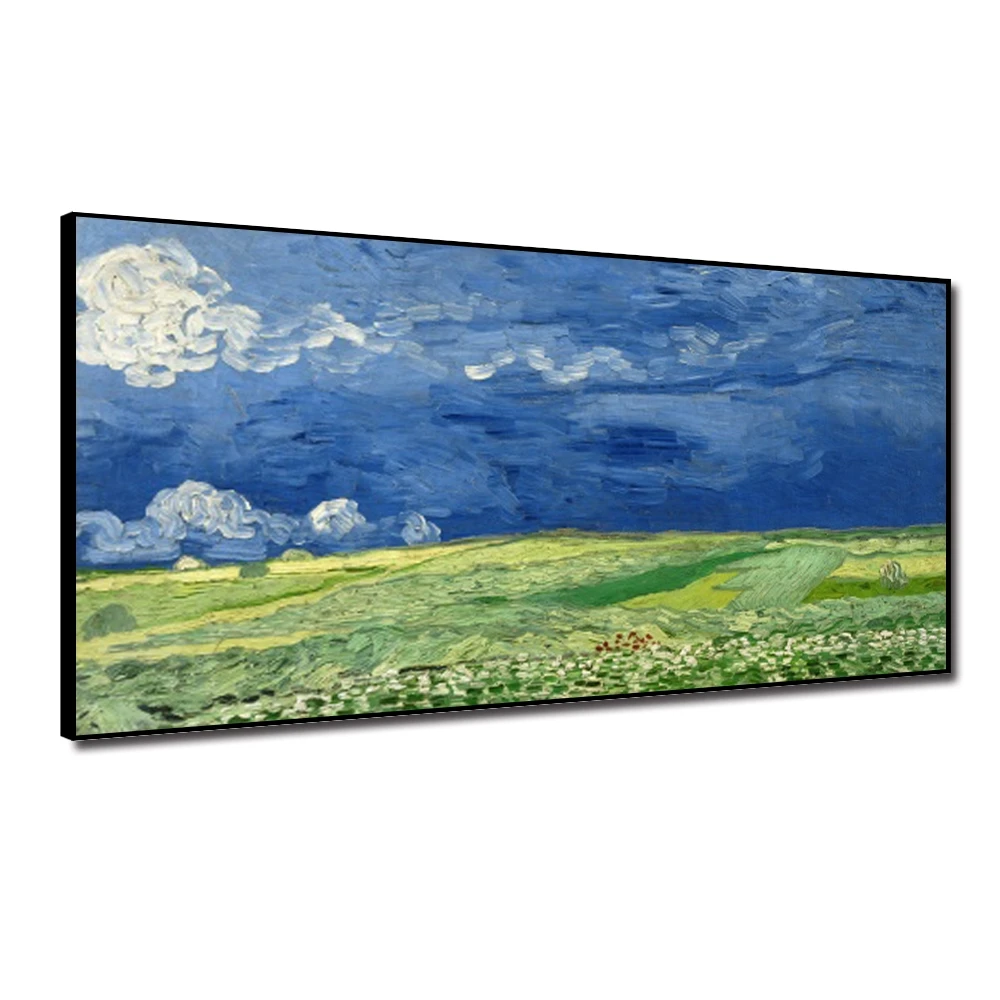 Laeacco природный пейзаж картина маслом холст на стену художественные картины