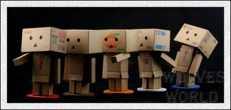 Набор для гаража четырехлистная сестра бумажная коробка люди Danboard мини маленькое предприятие картонная фигура квалифицированный Гараж Комплект