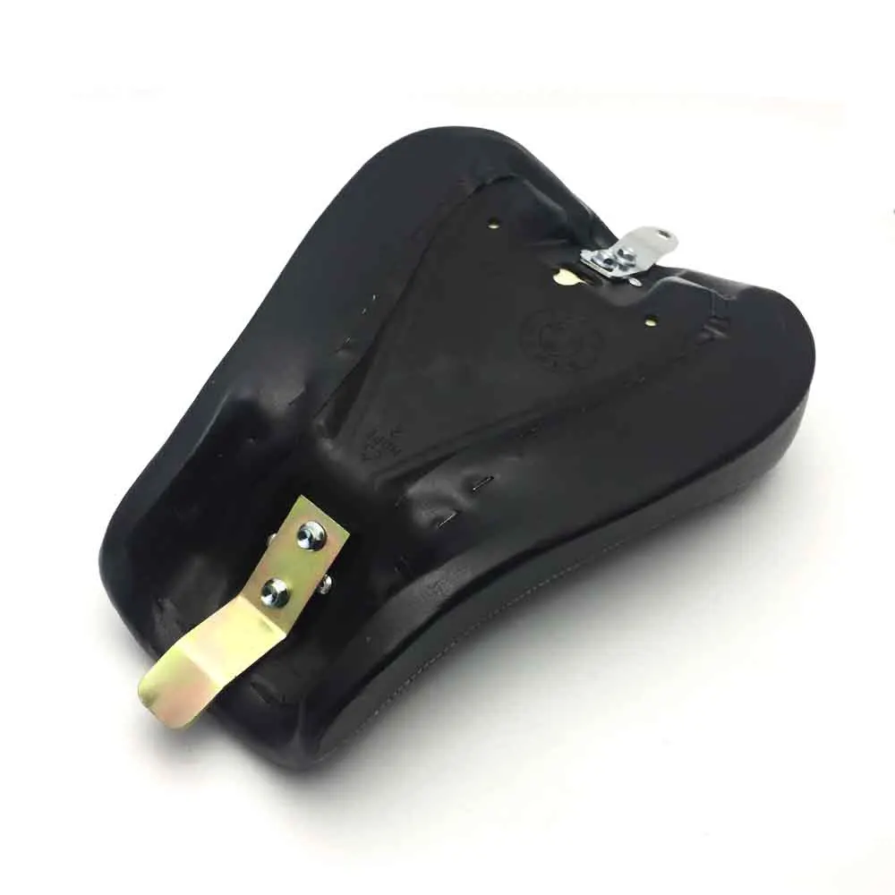 Черный Сшитый Кожаный передний драйвер Solo сиденье задний пассажирский коврик