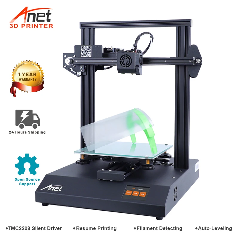 3D-принтер Anet ET4 Pro с бесшумным шаговым драйвером TMC2208 высокоточный FDM