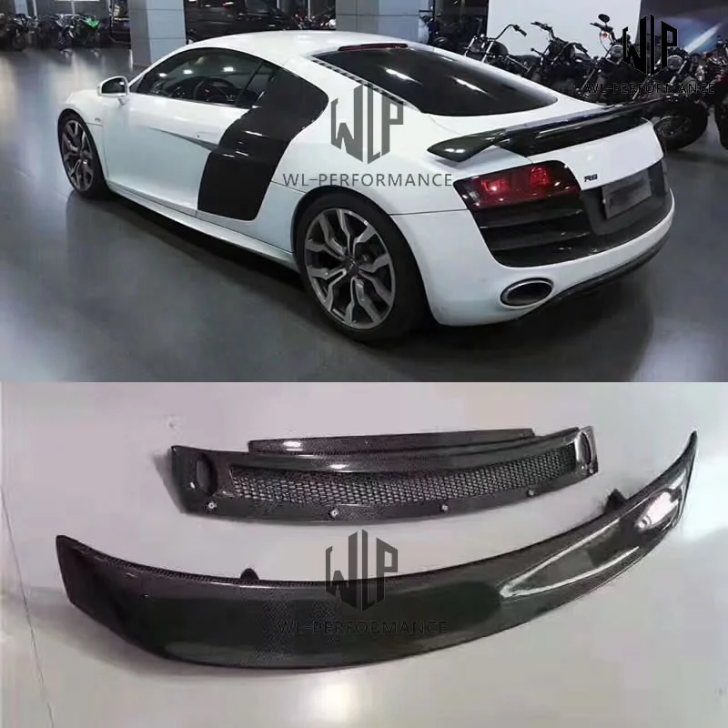Автомобильный кузов R8 в комплекте из углеродного волокна для Audi Gt V8 V10