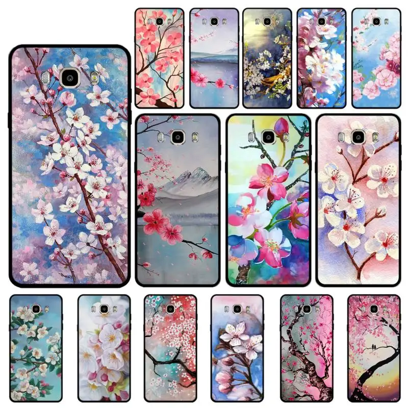 

Babaite Cherry Blossom Flower Phone Case for Samsung J 4 5 6 7 8 prime plus 2018 2017 2016 J7 core