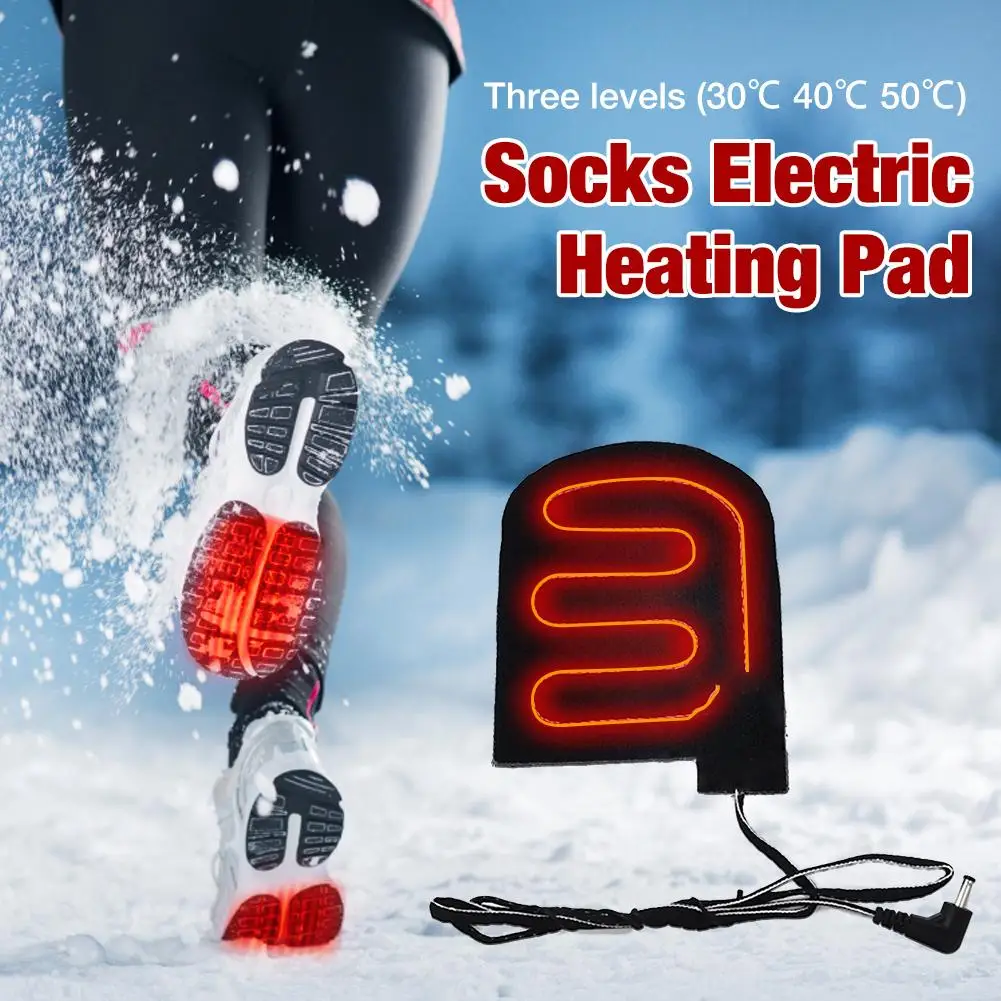 

3-speed Socks Electric Heating Pad Washable Heating Sheet Socks Heating Pad For Winter Outdoor Sports Cycling ski Winter Warm