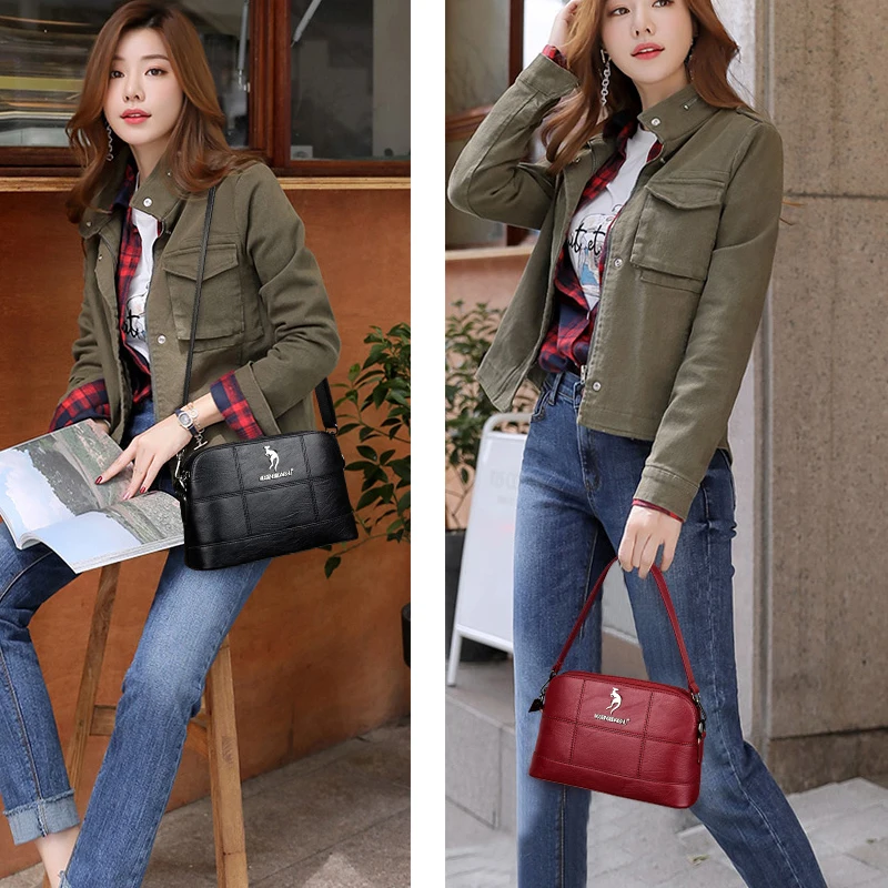 

Fashion Women Shoulder Bag New Bolsas De Luxo Handbags Designer Multiple Pockets Sac A Main Femme Crossbody Bandouliere Small