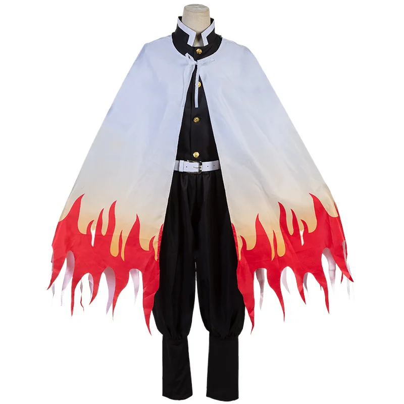 

Cool High Quality Anime Demon Slayer: Kimetsu No Yaiba Rengoku Kyoujurou Cosplay Costume Kimetsu No Yaiba Cosplay Men Rengoku