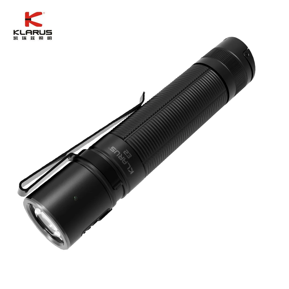 KLARUS E2 светодиодный фонарик Cree XHP35 HI 1600 люмен USB Перезаряжаемый с батареей 3600mal 18650
