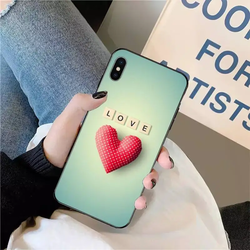 

Love Heart Phone Case for iPhone 11 12 pro XS MAX 8 7 6 6S Plus X 5S SE 2020 XR mini