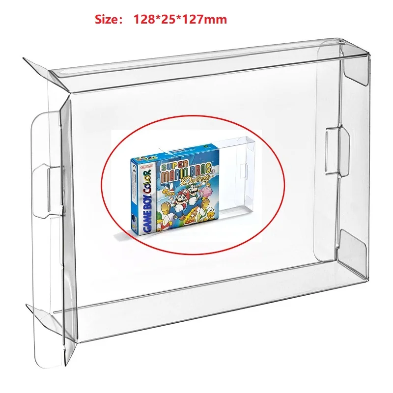 H 10 шт. прозрачный защитный чехол CIB для Gameboy Color GBC Box Protector US Version / Sleeve японская