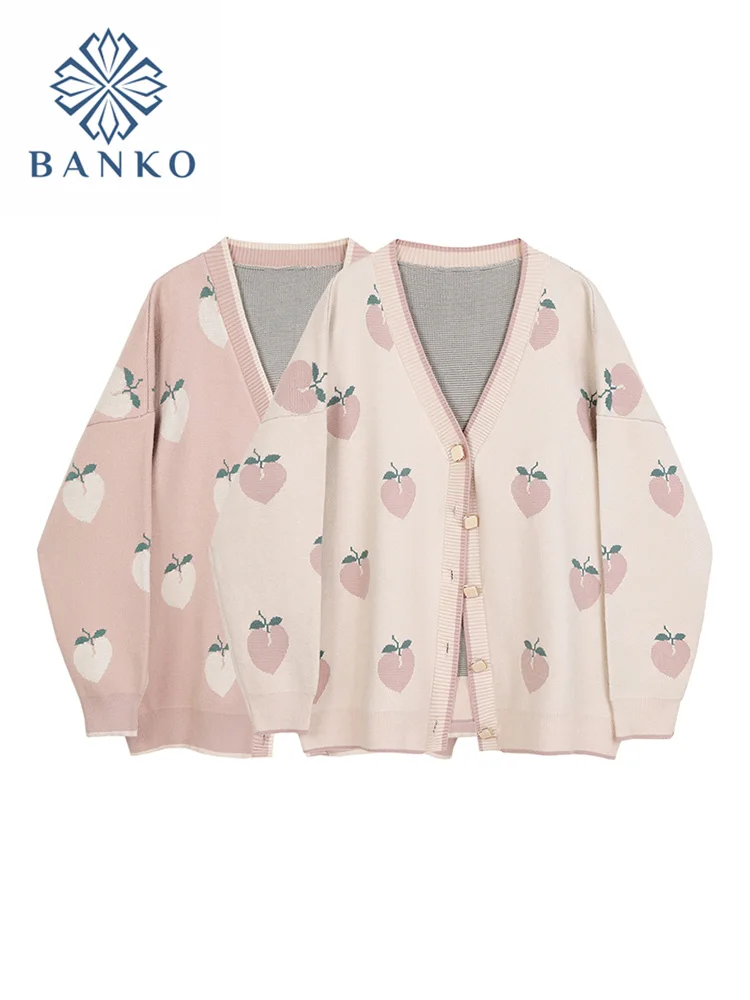 

Женский трикотажный кардиган с длинным рукавом, Свободный Повседневный свитер, осень 2021