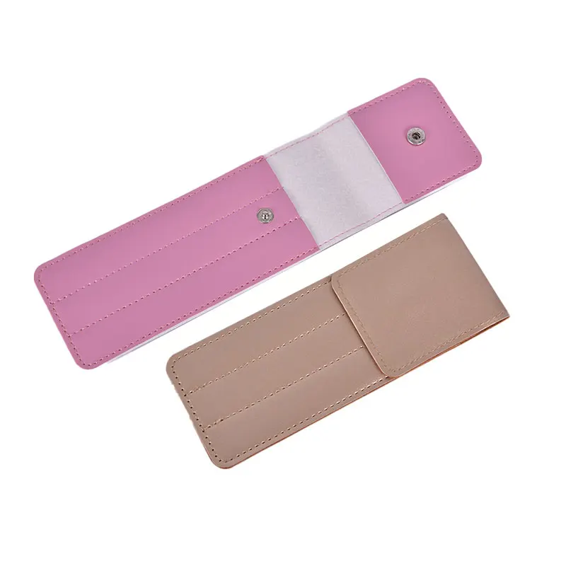

1PCS Professional Storage Bag For Tweezers Eyelashes Kit Eyelash Extension Special Tweezers Leather Case