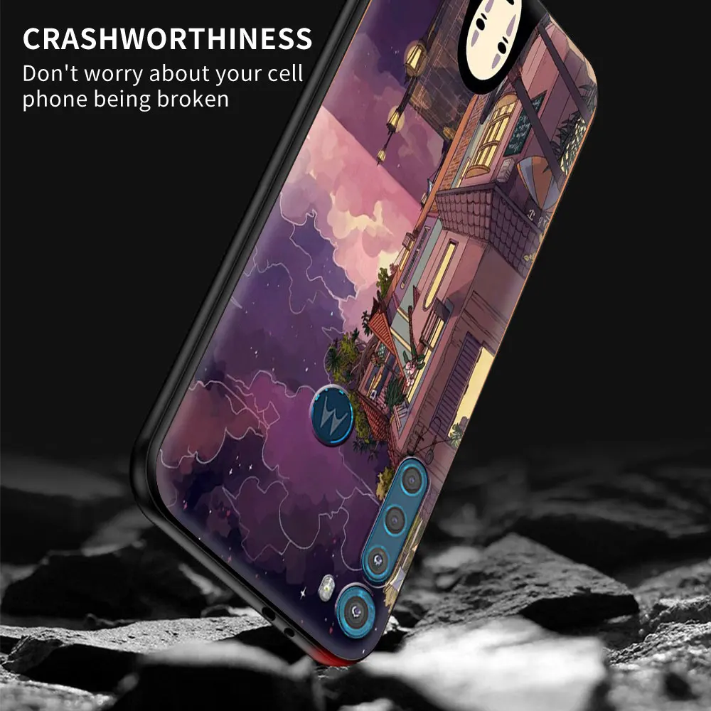 case for motorola moto g9 play g8 power lite one fusion plus hyper g30 g10 soft g stylus phone coque fundas anime spirited away free global shipping
