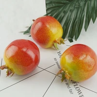 10pcs high imitation fake artificial pomegranate fruitartificial pomegranate plastic fake simulated pomegranate fruit model
